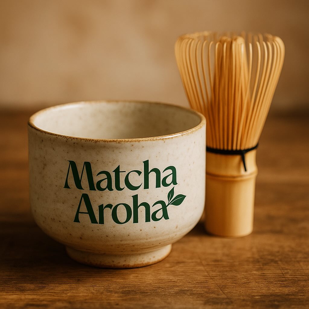 Matcha bowl and whisk set