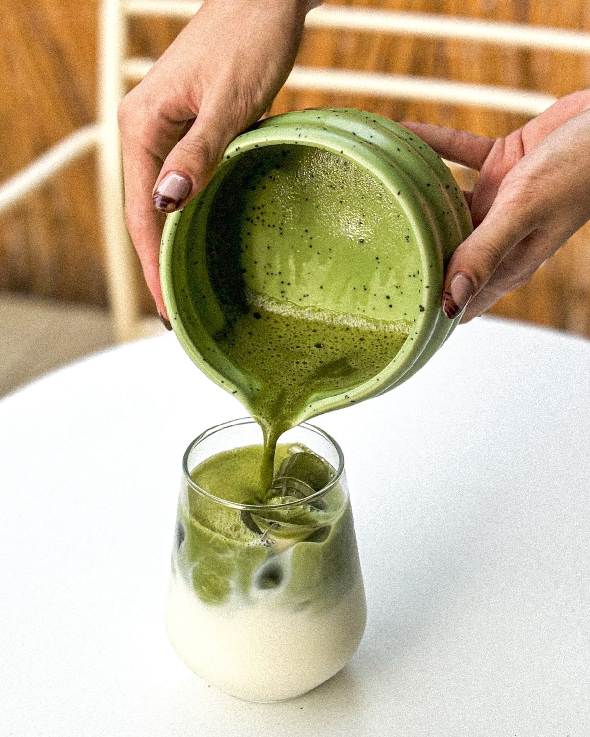 pouring matha